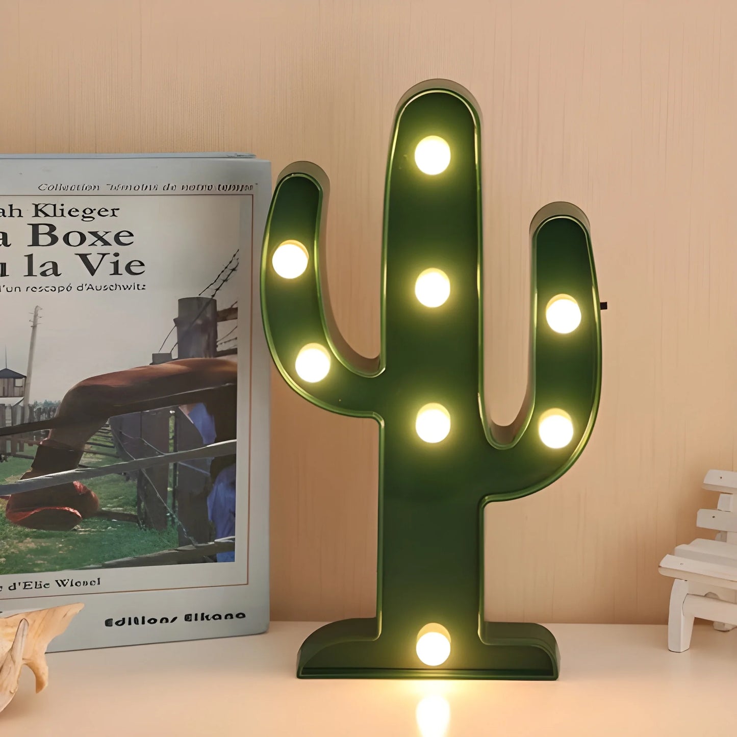 Led Cactus Light Desk Lamp
