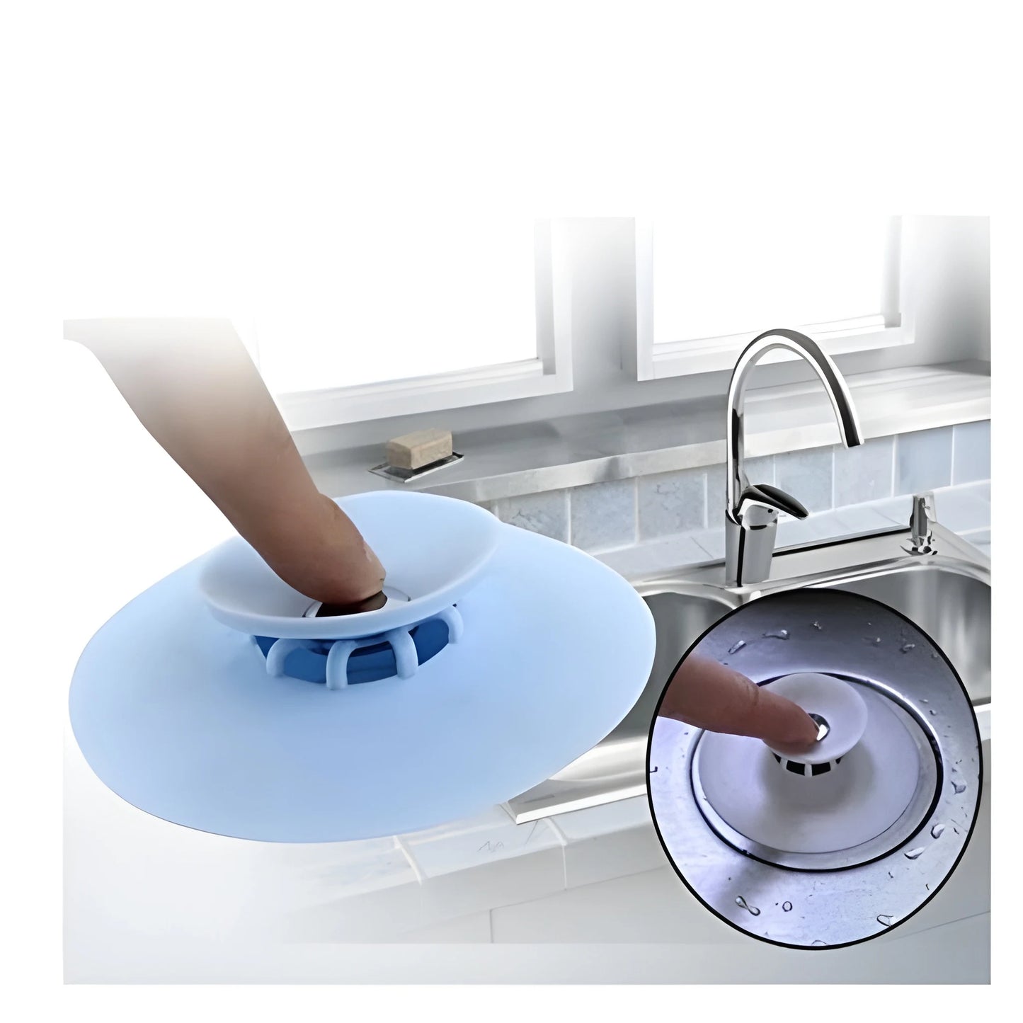 2-in-1 Drain Stopper Catcher