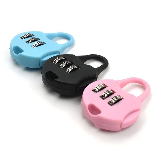 3-Digit Zipper Security Lock