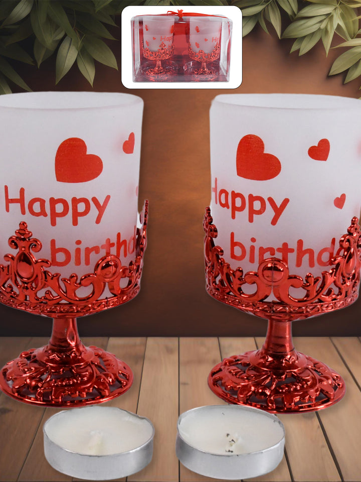 Tealight Holder Stylishly Shaped Candle Diya Stand Plastic Beautiful Design Festival (2 Pc  Mix Design)
