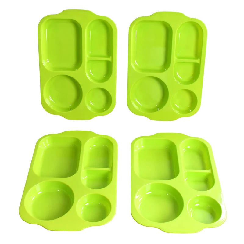 Unbreakable Food Compartment Plates