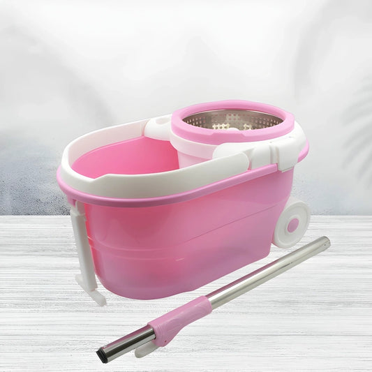 Steel Spin Mop Set