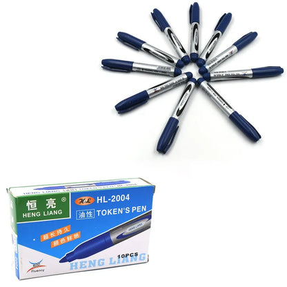10pc Blue Marker Pen