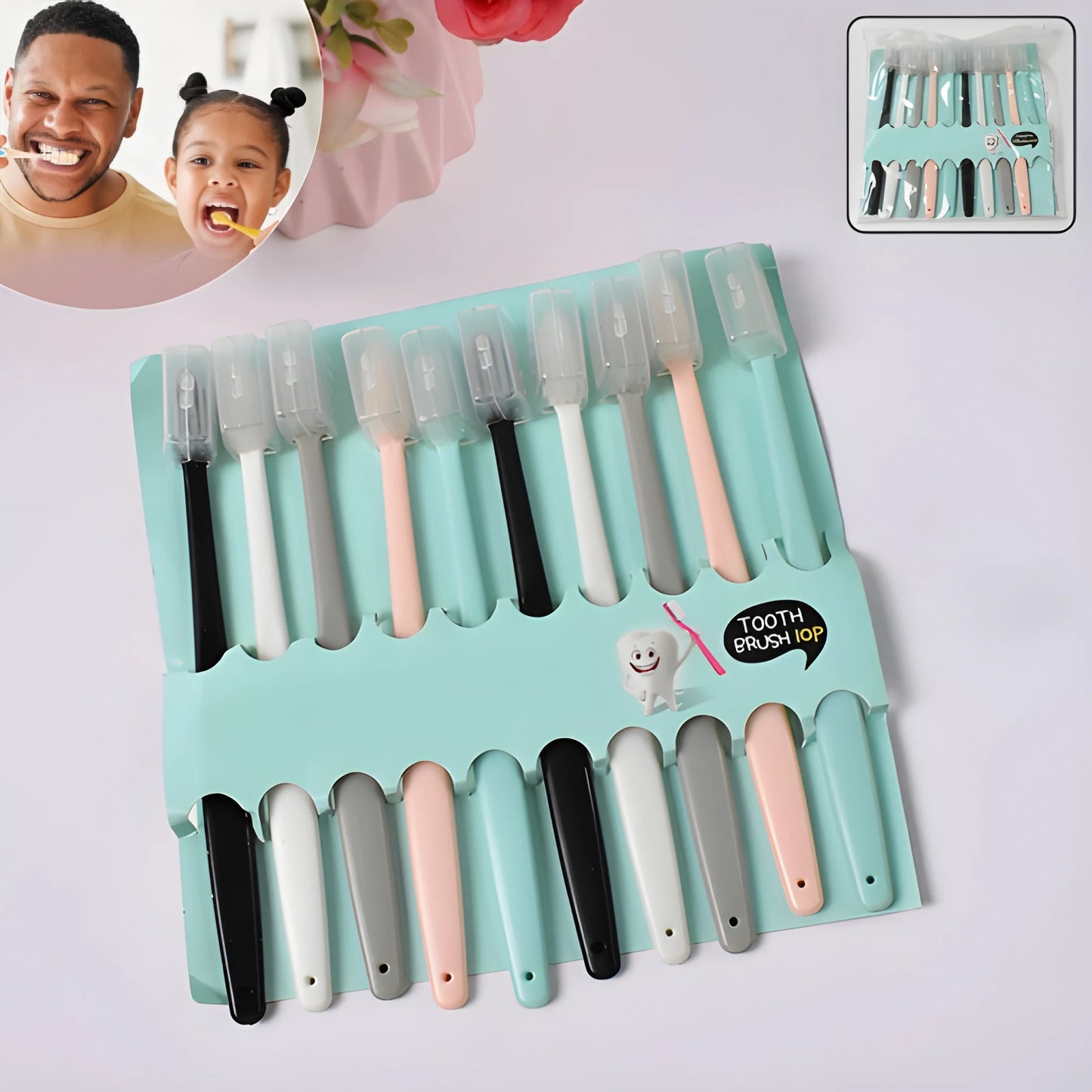 Ultra-Soft Toothbrush Travel Set