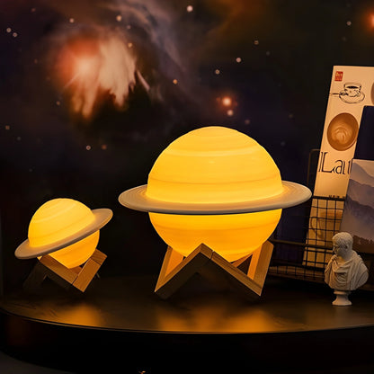 3d Saturn Lamp Home Decoration