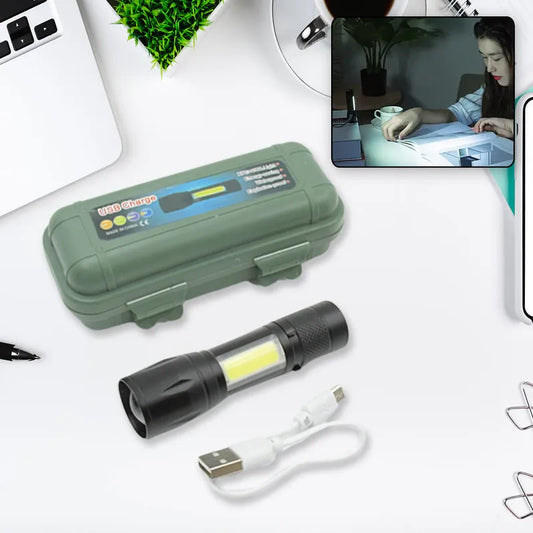 Mini Led Flashlight Rechargeable