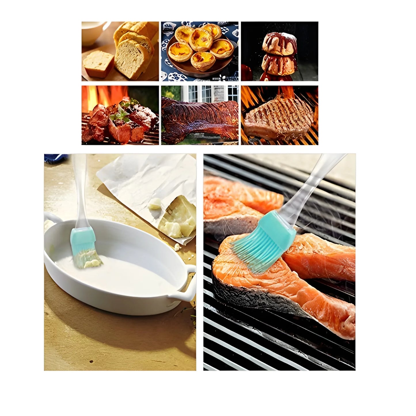 2-in-1 Silicone Kitchen Brush