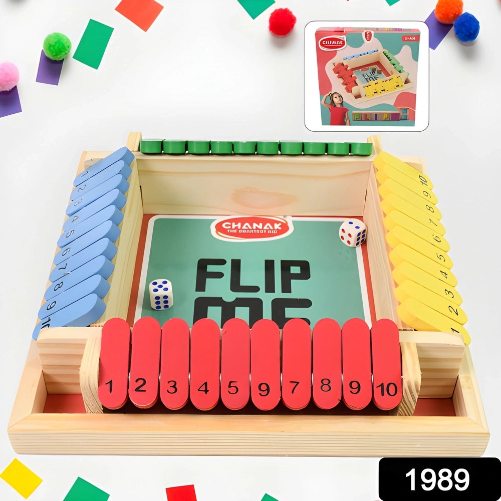 Wooden Shut The Box Game