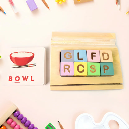 Wooden Alphabet Spelling Puzzle