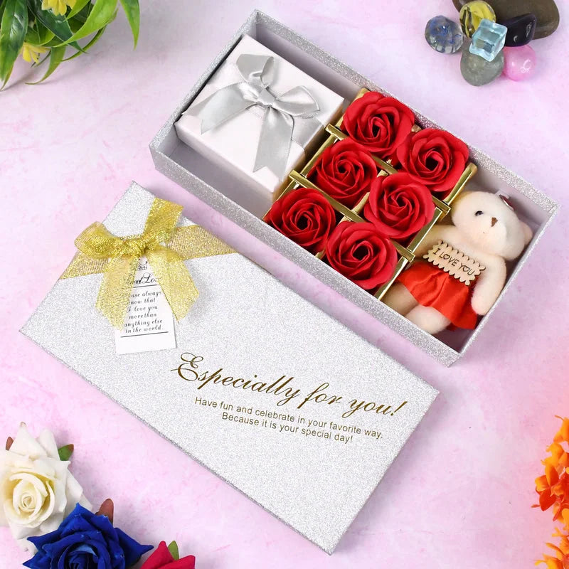 Valentine Teddy Gift Set