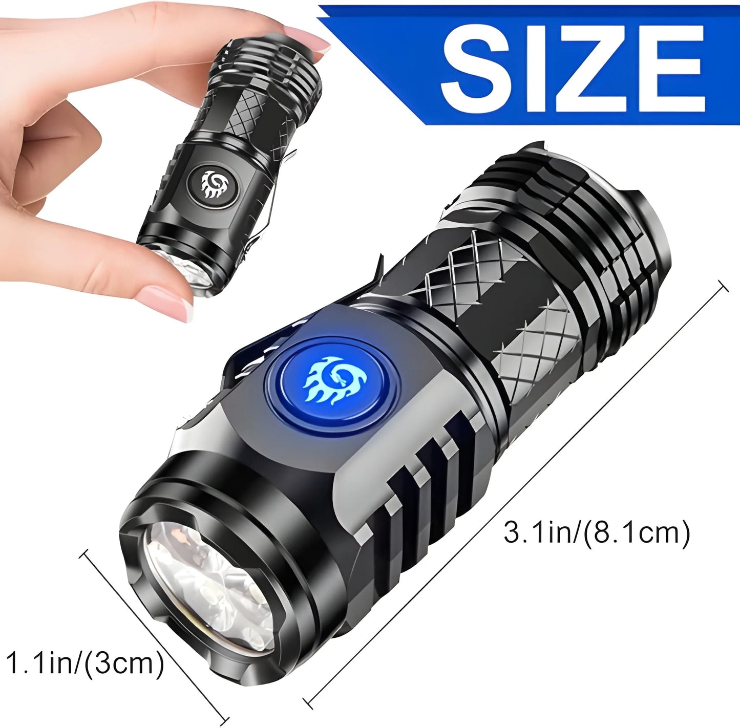 Small Led Torch 5 Lighting Modes