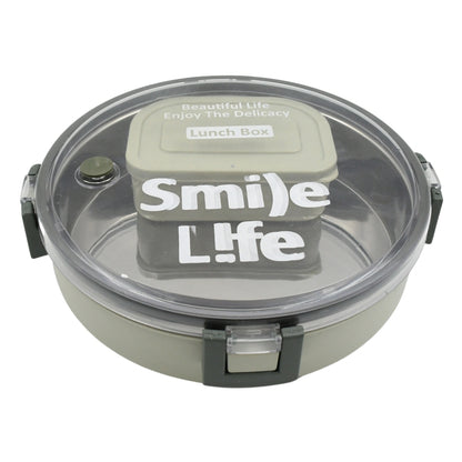 Stainless Steel Round Lunch Box
