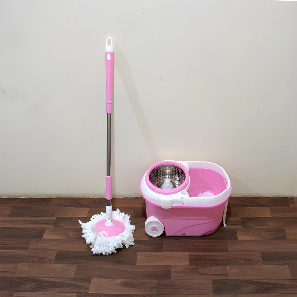 Steel Spin Mop Set