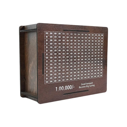 Wooden Money  Piggy Bank
