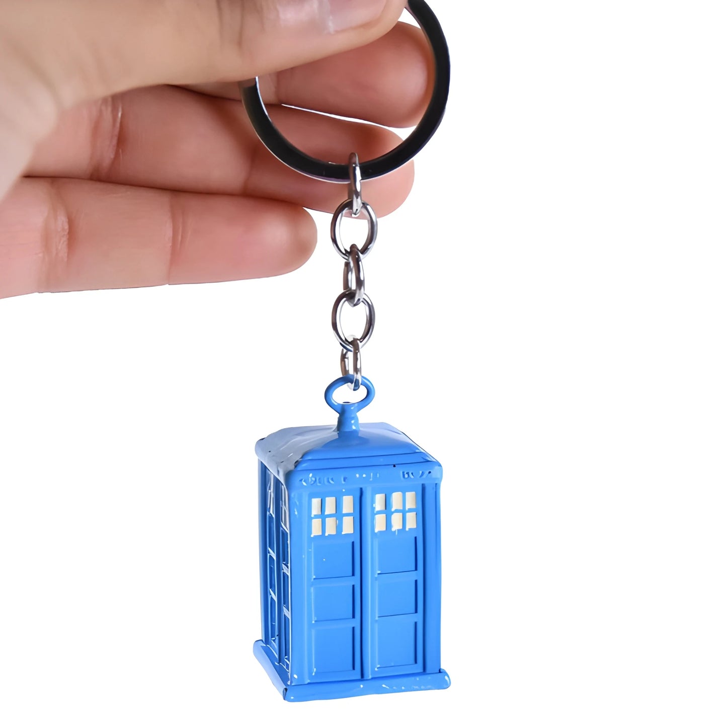 Vintage Police Box Keychain