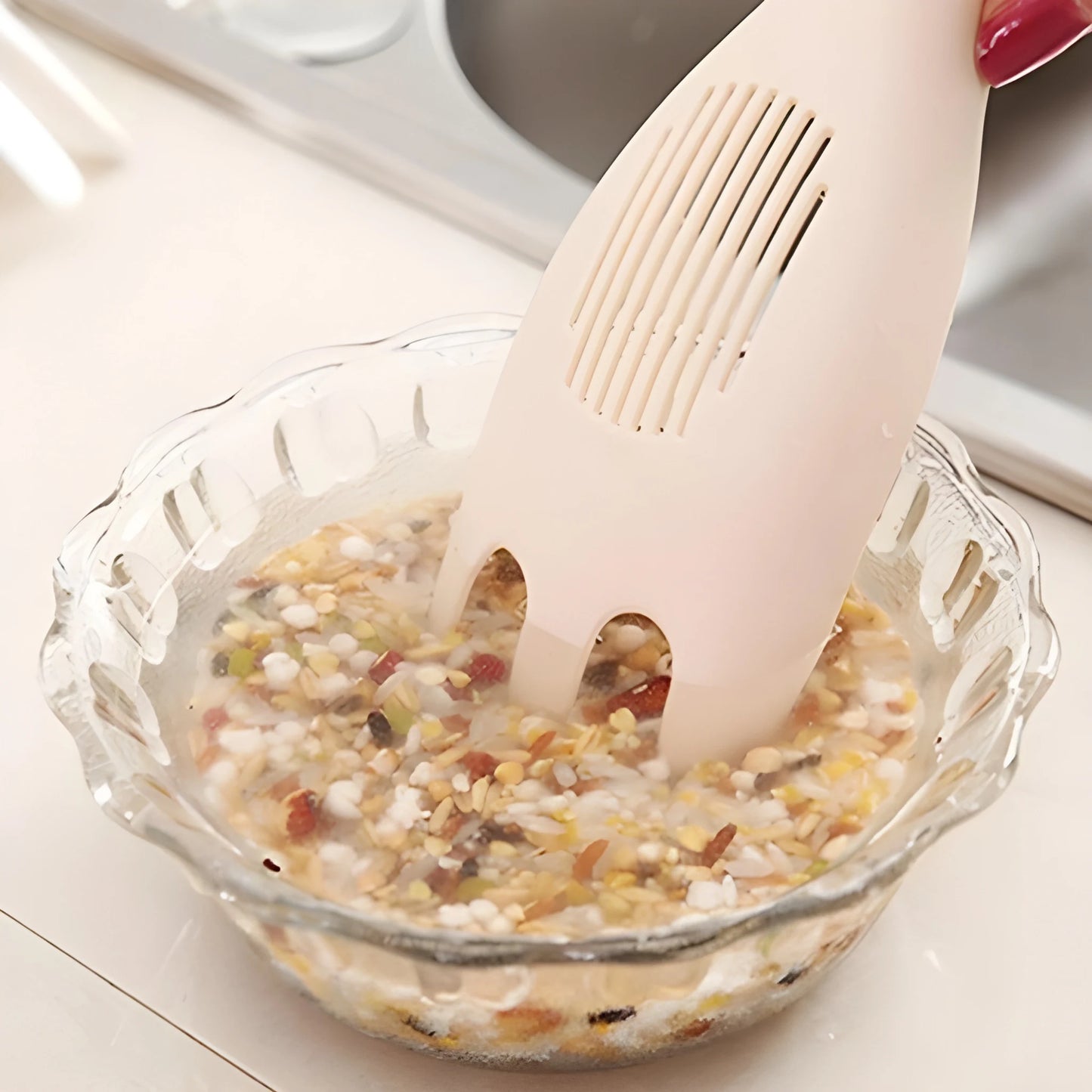 Strain & Wash Rice Spoon