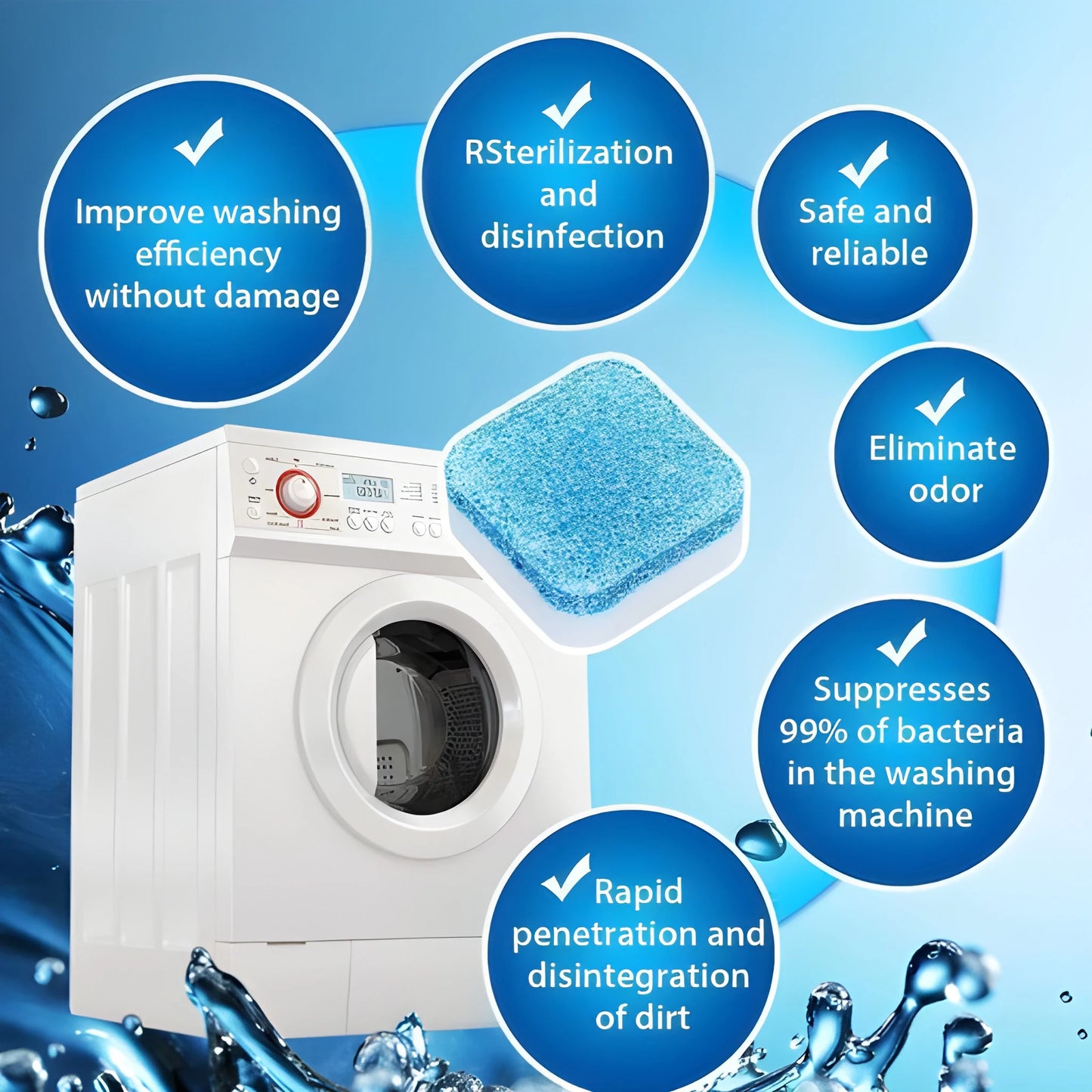 Triple-Action Washer Cleaner